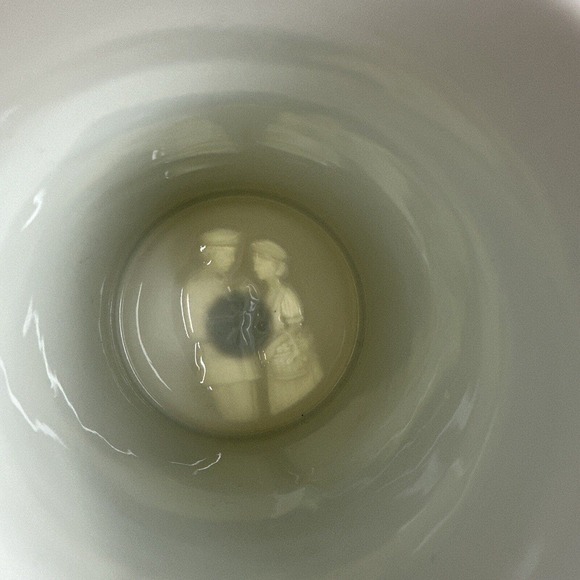 VTG House of Goebel Beer Stein Military Scene Horse Eagle Pewter Lid &Lithophane - Picture 9 of 16